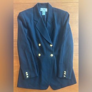 Vintage Danielle Martin Size 8 Black Blazer